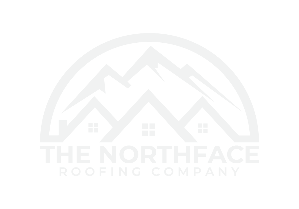 the northface roofing company logo.